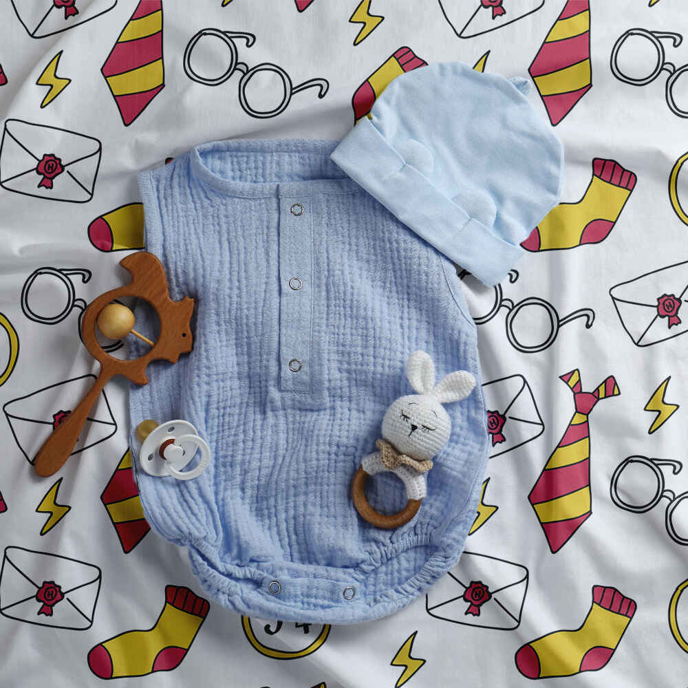 Therapy blankets bedding set white magic school