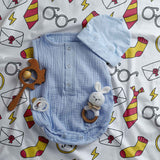 Therapy blanket bedding set, white, magic school.