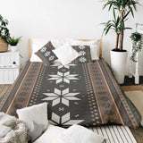 Therapy blanket bedding set, striped with stars.