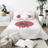 Original therapy blanket - cotton cover white with Spiderman