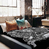 Therapy blanket bedding set, black eye 2
