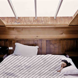 Therapy Blanket Bedding Set, Grey Horizontal Stripes