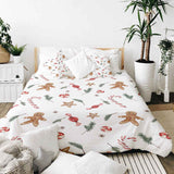 Original therapy blanket - cotton cover white Christmas time