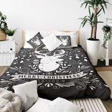 Therapy blanket bedding set, black, Merry Christmas