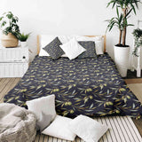 Therapy blanket and bedding set with olives
