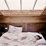 Couverture thérapeutique originale - Housse en coton rose avec feuilles