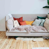 Health pillow white with light brown branches