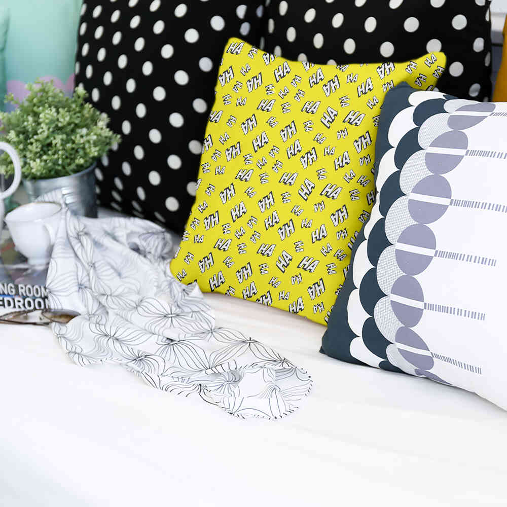 Coussin de santé Jaune Ha Ha