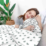 Therapy blankets bedding set mistletoe branches