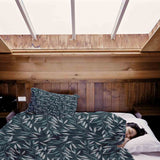 Therapy blanket bedding set with blue branches