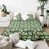 Original therapy blanket - cotton cover green avocados