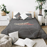 Original therapy blanket - cotton cover gray spiderweb
