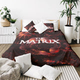 Original therapy blanket - cotton cover red The Matrix lettering
