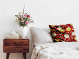 Health pillow red with pumpkins