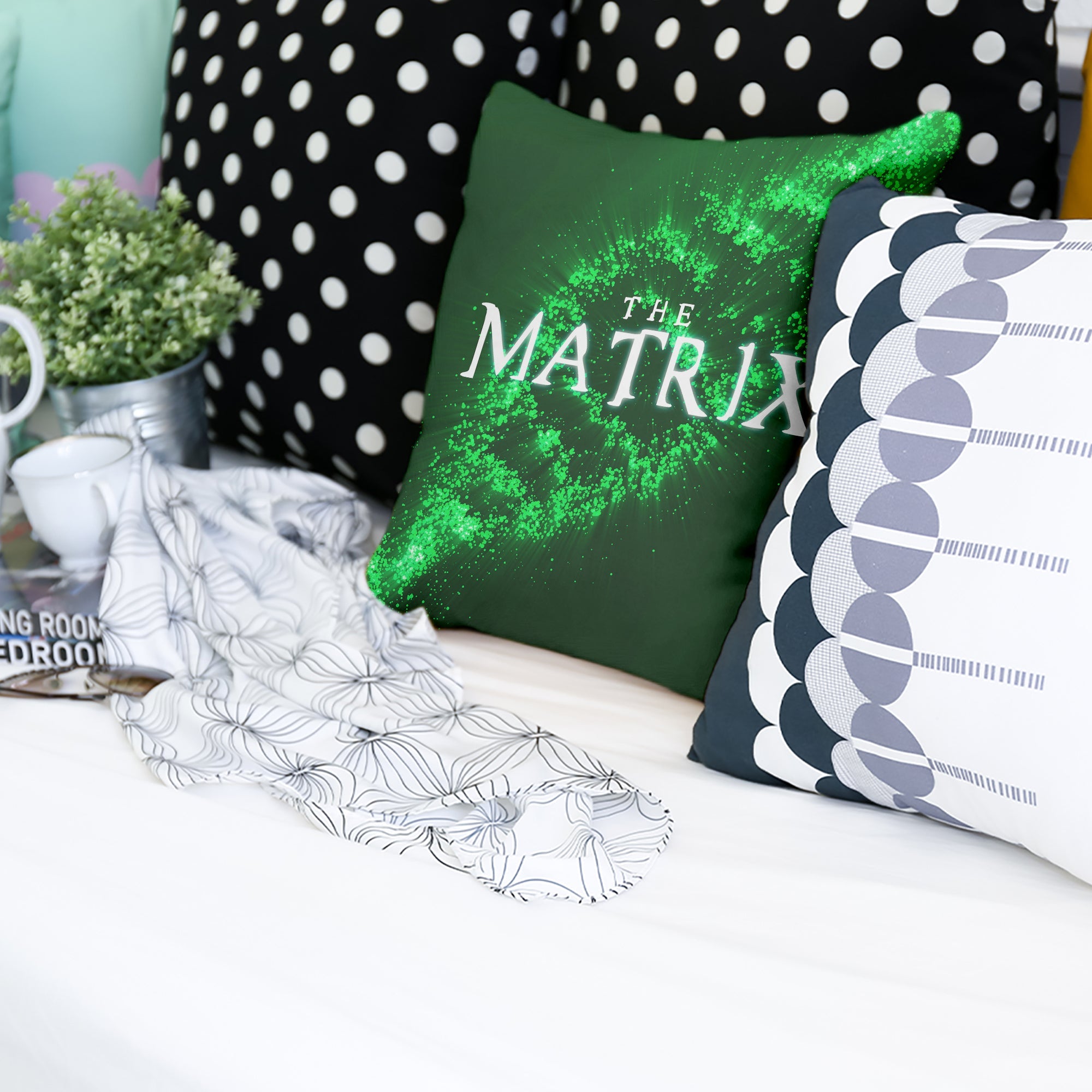 Health Pillow Green Matrix DNA