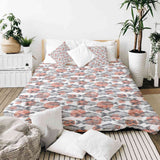 Original therapy blanket - cotton cover gray fish
