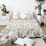 Original therapy blanket - cotton cover white gardening