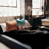 Therapy blankets bedding set black horror