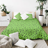 Original therapy blanket - light green cotton cover with question mark