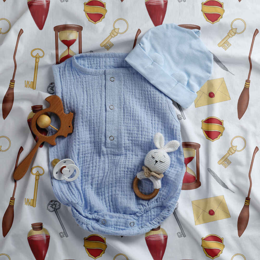 Ensemble de literie couverture thérapeutique blanc Magic