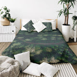 Original therapy blanket - cotton cover street in the forest