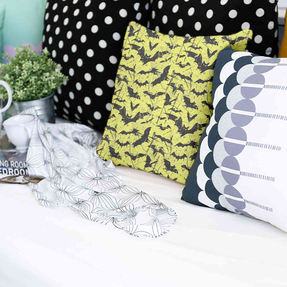 Health Pillow Yellow Bat