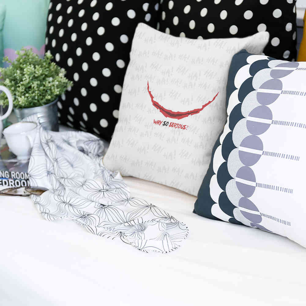 Health Pillow White Why so serious?