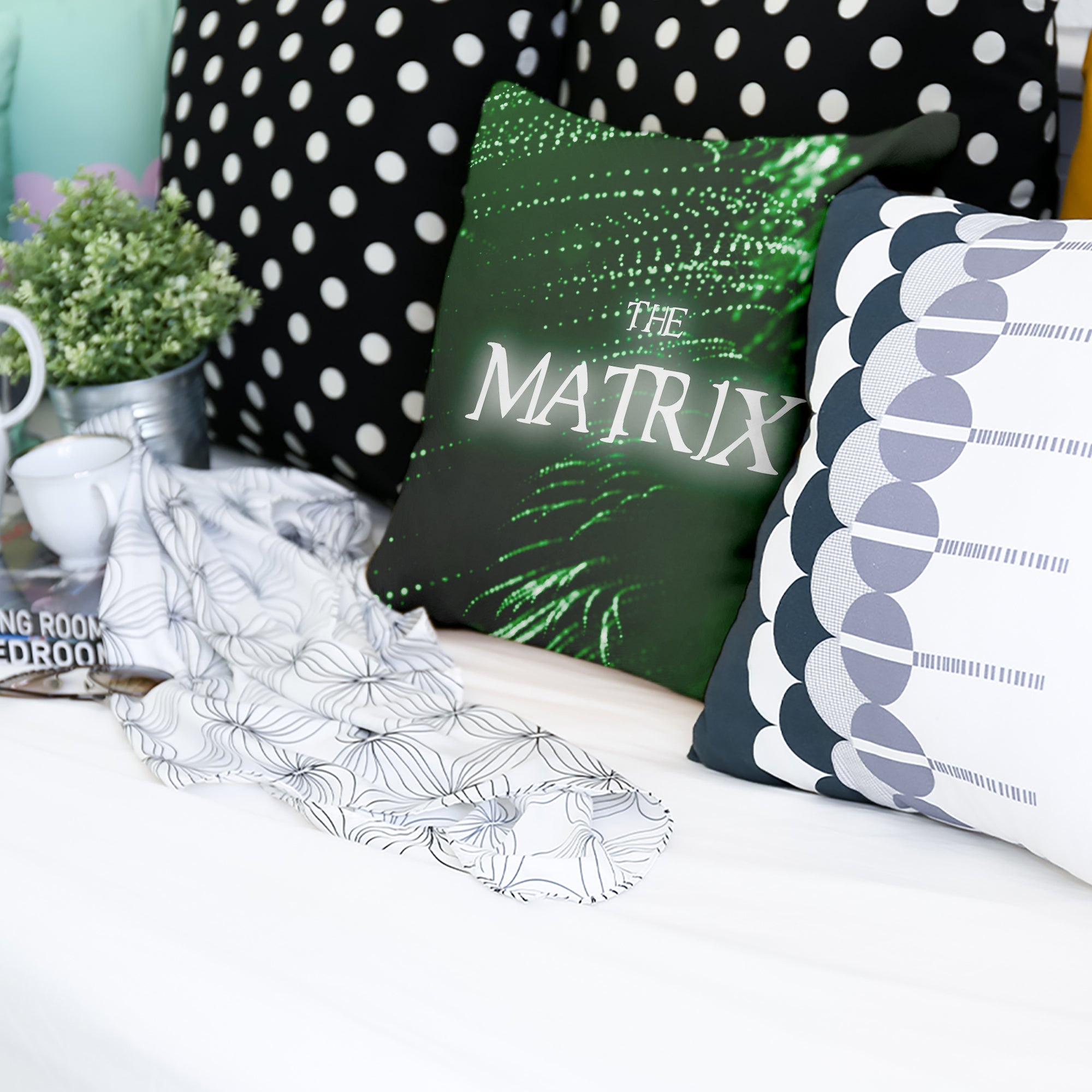 Health Pillow Green The Matrix