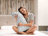 Health Pillow White ZigZag