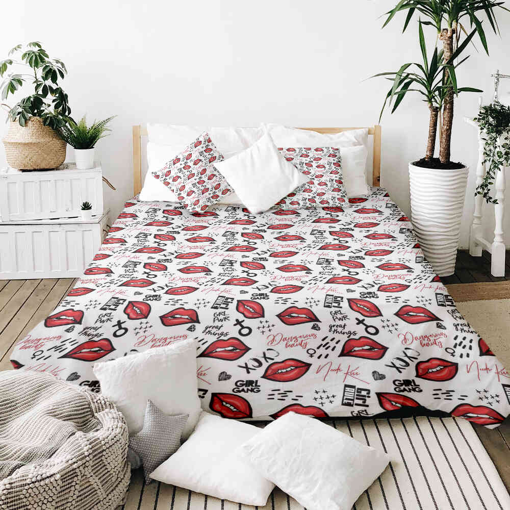 Ensemble de literie avec couverture thérapeutique XOXO