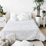 Original therapy blanket - cotton cover blue waves
