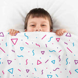 Therapy blanket bedding set with many shapes