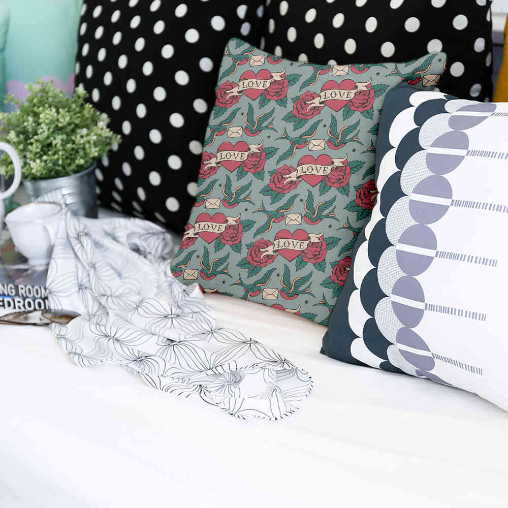 Health Pillow Love Tattoo