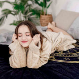 Therapy blankets bedding set star compass