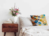Health pillow with gerbera flowers