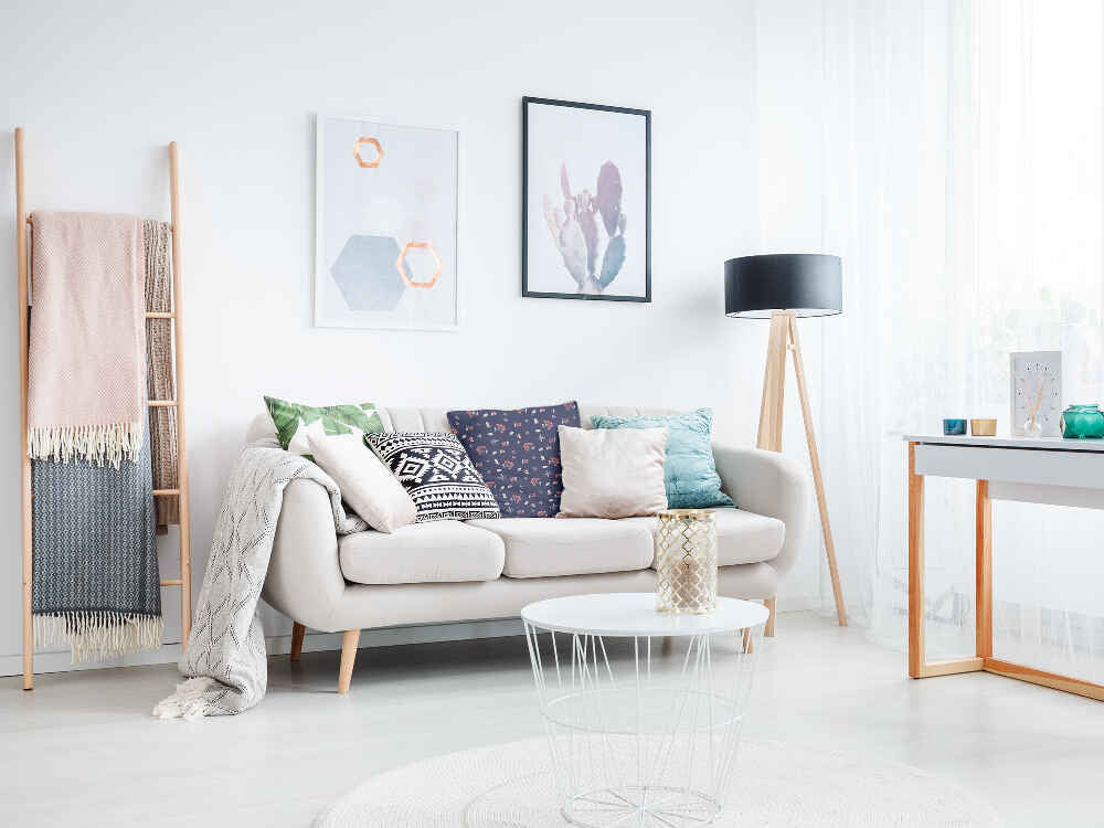 Coussin de santé bleu groseille