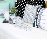 Health pillows blue fish