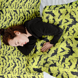 Original therapy blanket - cotton cover yellow bat