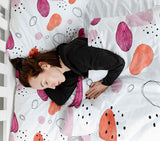 Original therapy blanket - cotton cover abstract circles