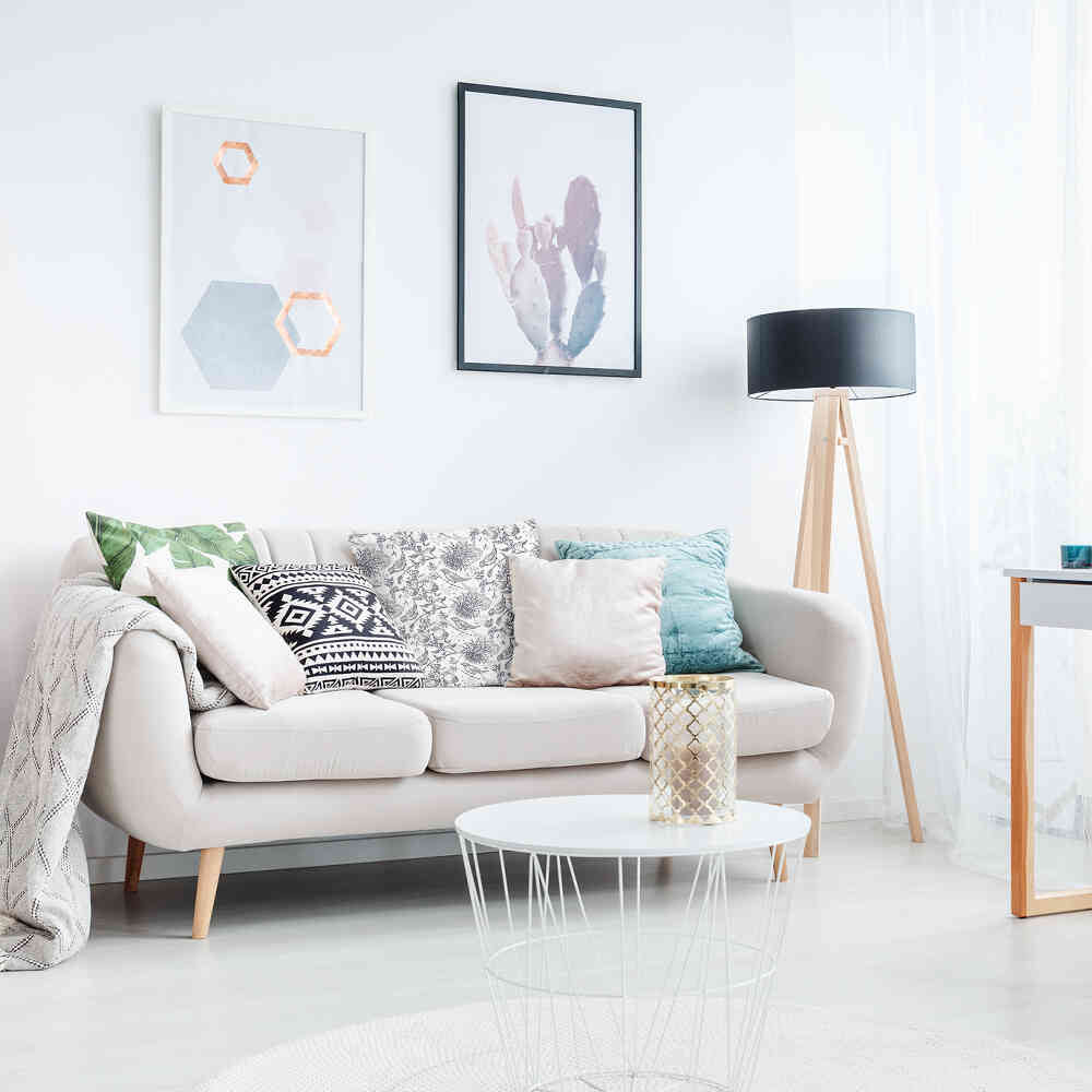 Coussin de santé gris printemps