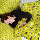 Original therapy blanket - cotton cover yellow Ha Ha