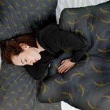 Original therapy blanket - cotton cover gray with wheat
