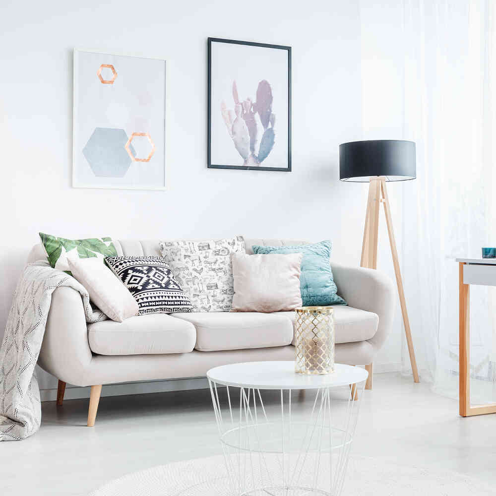 Health Pillow Gray Farmhouse