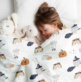 Original therapy blanket - cotton cover white autumn