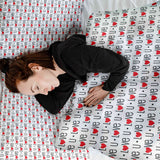 Original therapy blanket - cotton cover white Love U