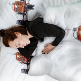 Original therapy blanket - cotton cover tractor in orange