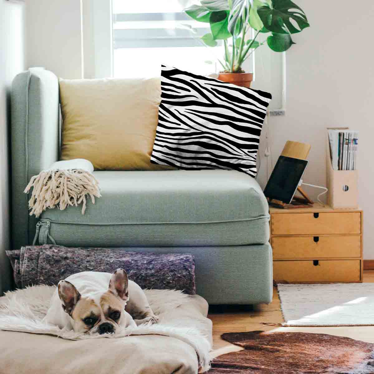 Coussin de santé imprimé zèbre