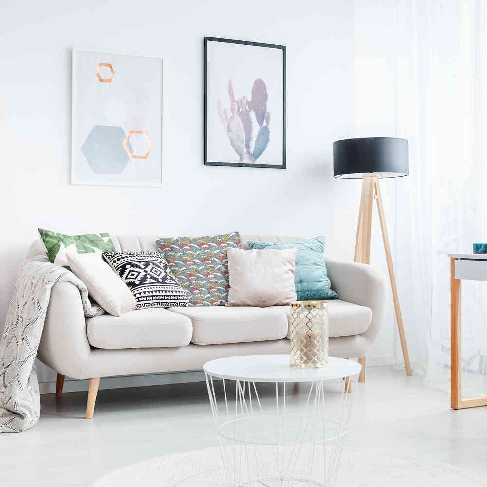 Coussin de santé brise-lames colorés