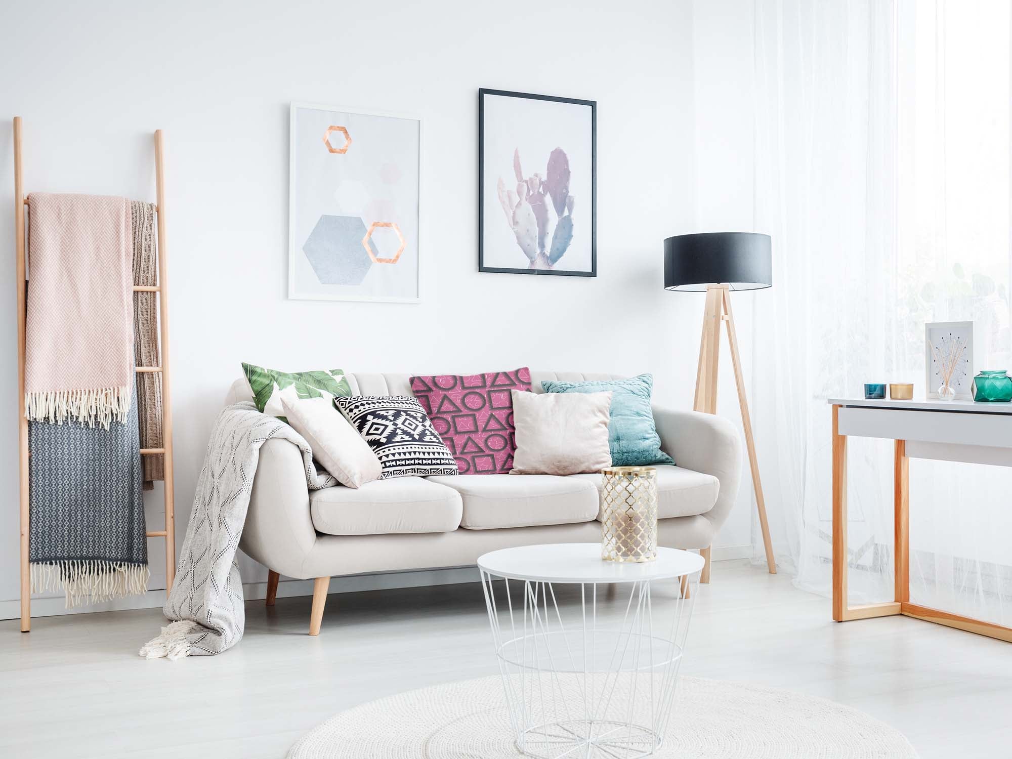 Health Pillow Pink Squid