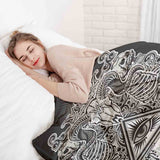 Therapy blanket bedding set, black eye 2
